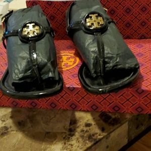 Tory Burch Black Dillan Sandals